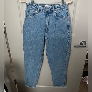 Zara High Waisted Mom Jeans